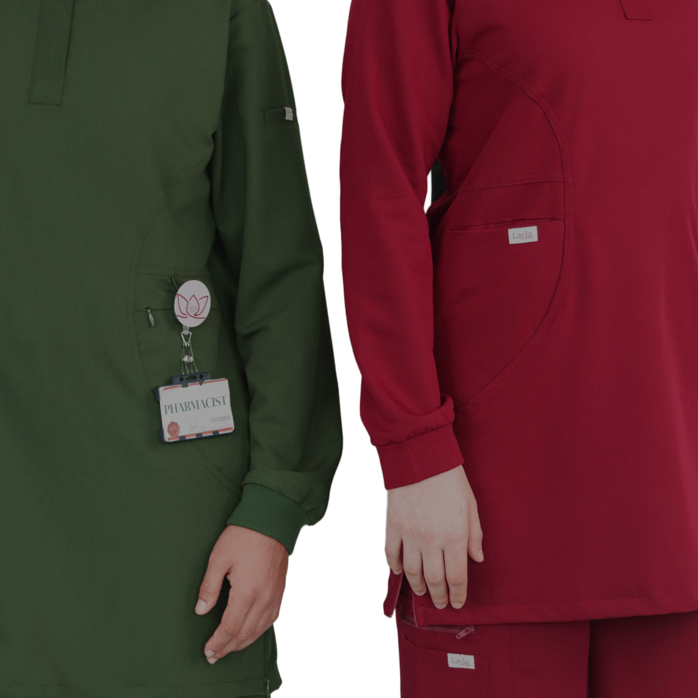 modest medical scrub uniform uk europe Hunter green long-top modest scrubs designed for Muslim-friendly coverage.Hunter green long-top modest scrubs designed for Muslim-friendly coverage.